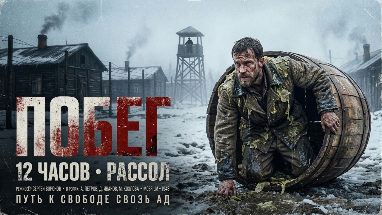САМЫЙ СМЕШНОЙ ПОБЕГ ИЗ ГУЛАГА! ЧЕЛОВЕК В БОЧКЕ С КАПУСТОЙ