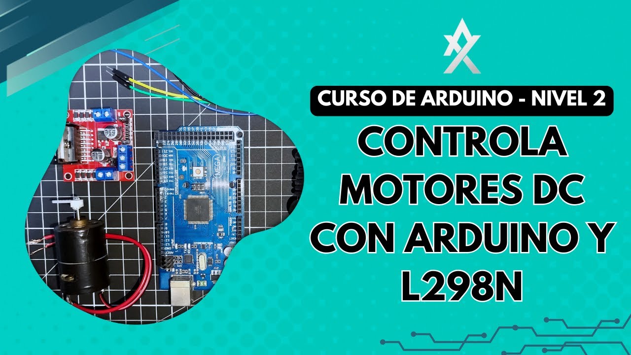 ¡Controla motores DC con Arduino y L298N! 🌀 Velocidad y dirección