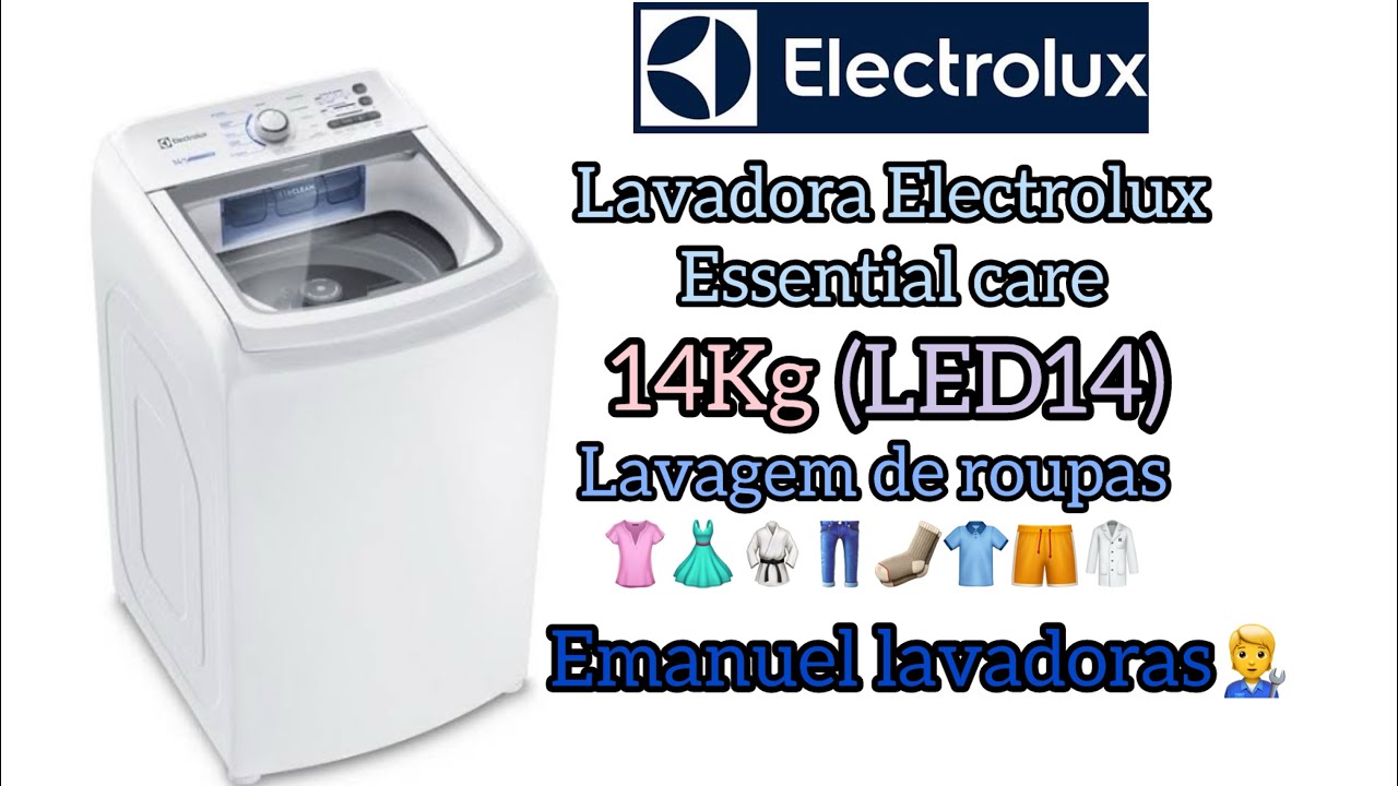 Lavadora Electrolux essential care 14Kg (LED14) ￼coberdroom solteiro dupla face  ￼