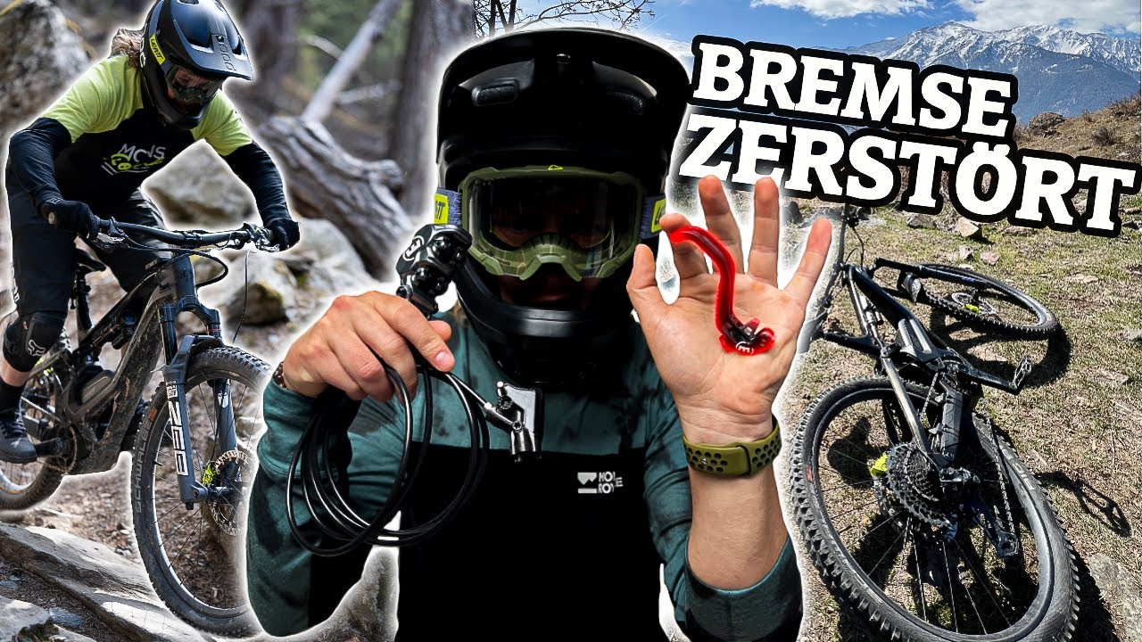 Keine Bremse, kein Problem? CRASH auf E MTB Tour Vinschgau