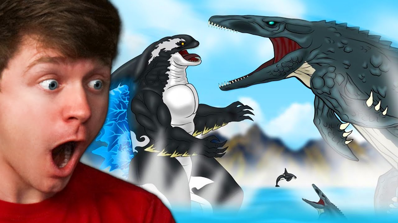 Reacting to MOSASAURUS KAIJU vs ORCAZILLA!