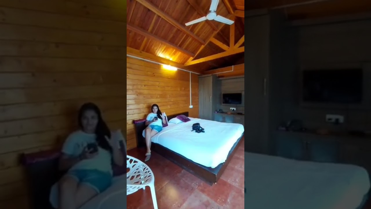Wooden Cottage, Chikmagalur 😍 Check-out full Vlog now #chikmagalur #chikkamagaluru #woodhouse