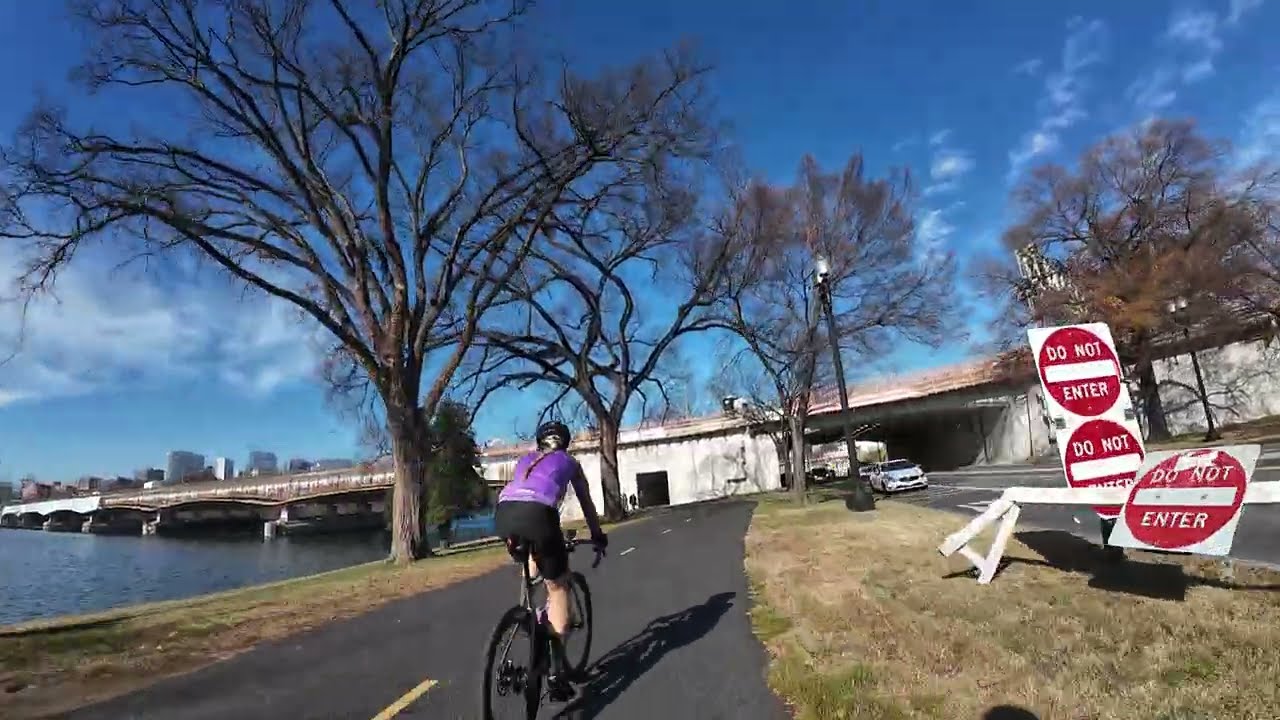 training route section 3: DC waterfront, monuments, and capital crescent trail northbound