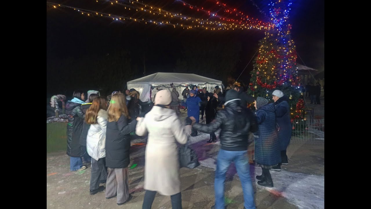 Народные гулянья по случаю старого Нового года в селе Гайдар
