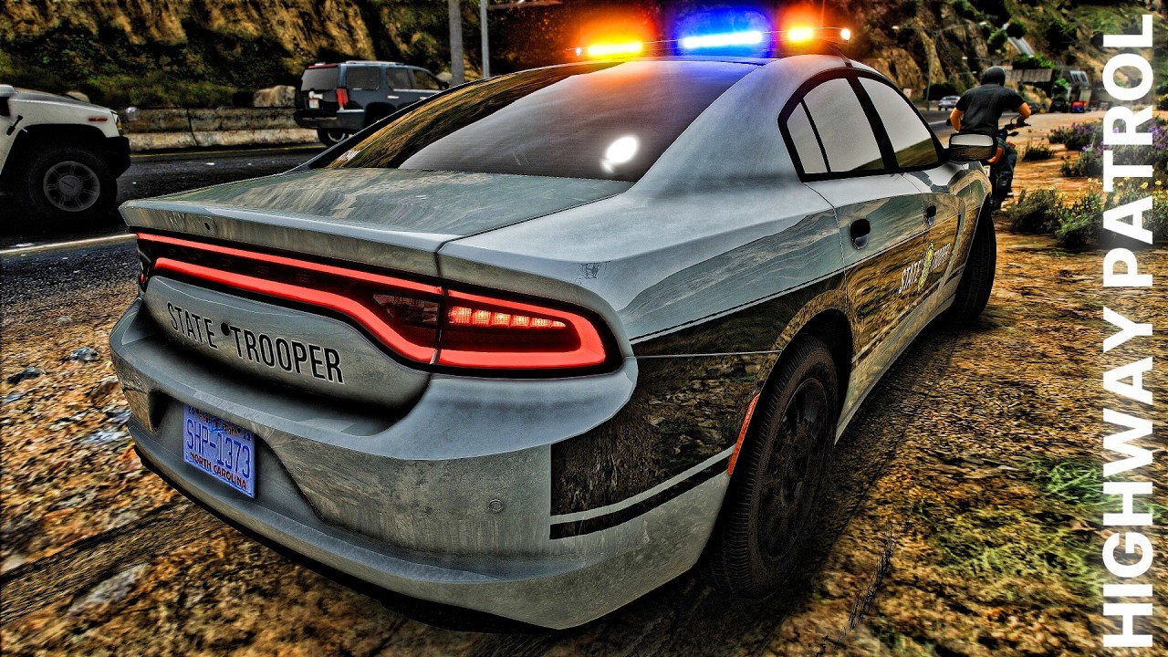 GTA 5 MODS LSPDFR || NORTH CAROLINA HIGHWAY PATROL || NC CHARGER