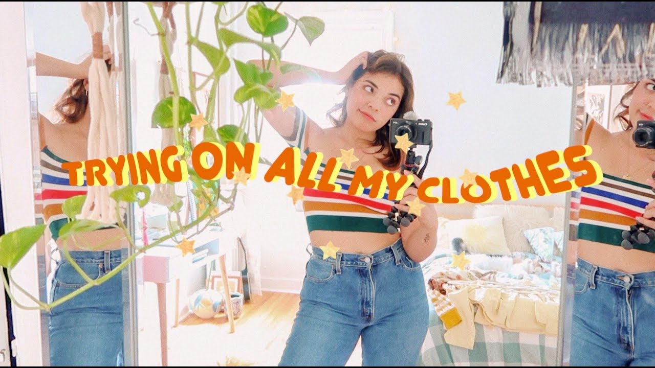 Trying On All The Clothes I Own! 👚 Closet Clean-Out pt. 1