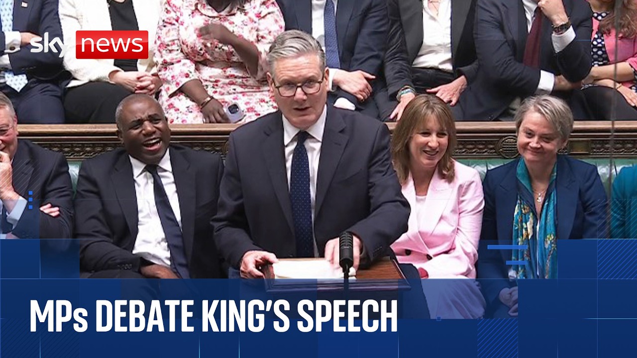 MPs debate King's Speech in the Commons