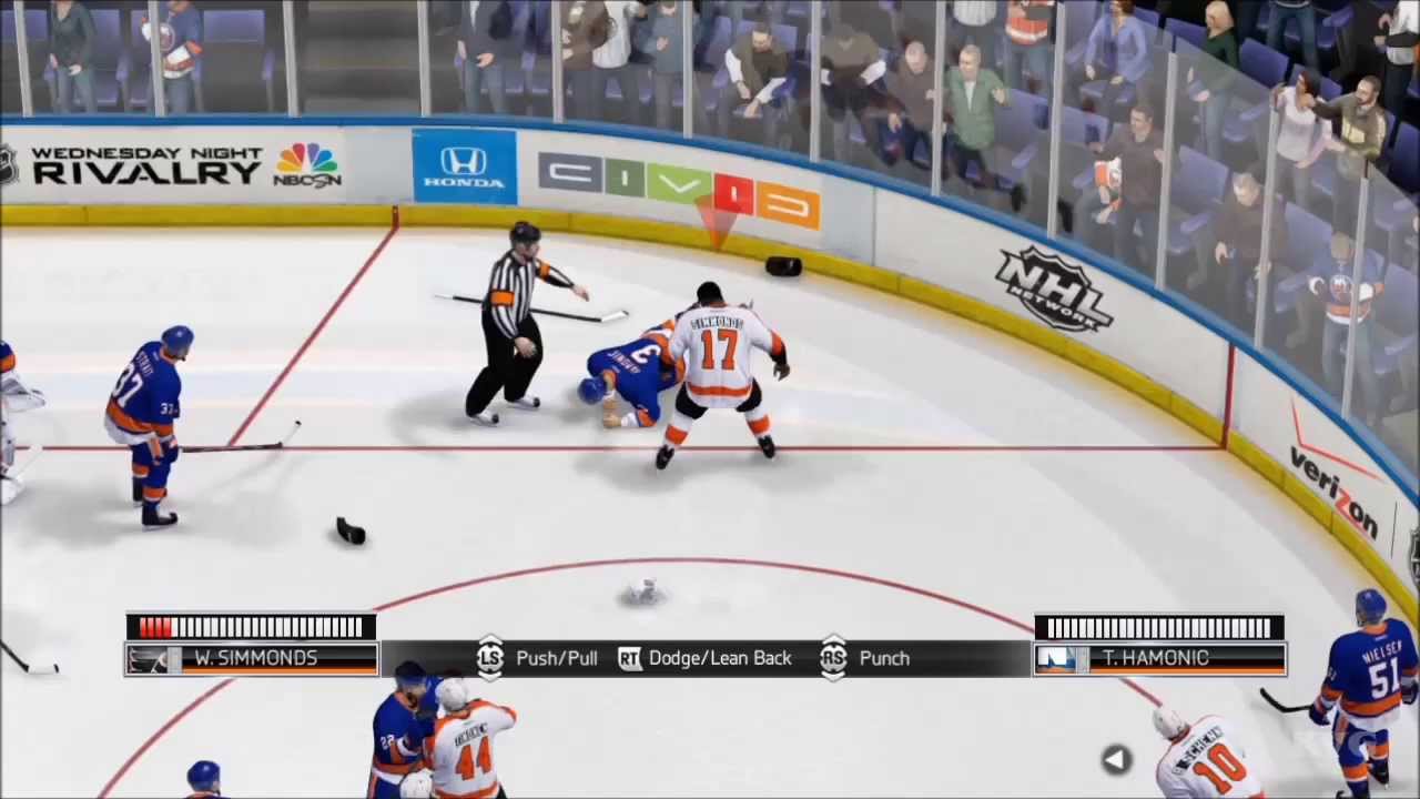NHL 14 - Philadelphia Flyers vs. New York Islanders Gameplay [HD]