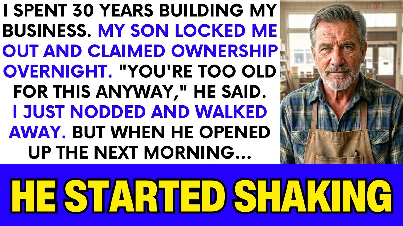 My Son Locked Me Out Of My Own Shop — But When He Walked In The Morning, He Couldn't Believe That...