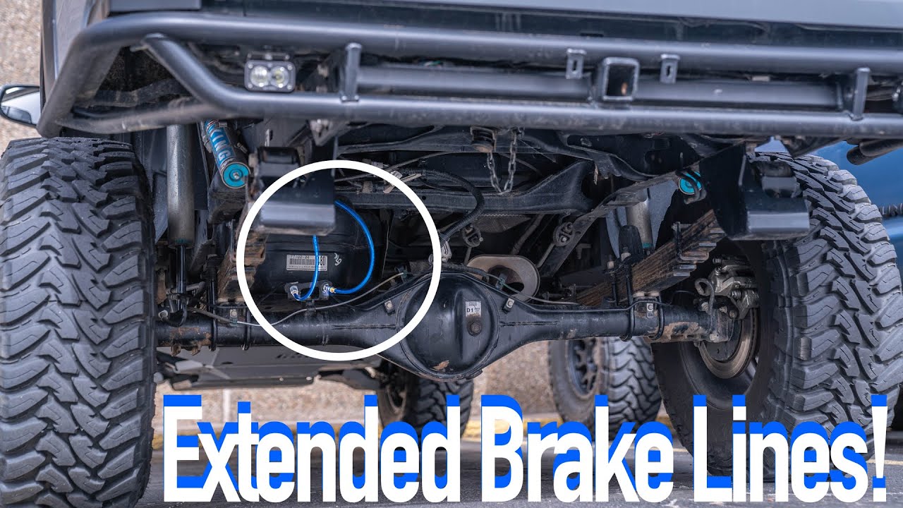 Lifting your Tacoma? You May Need Extended Brake Lines!
