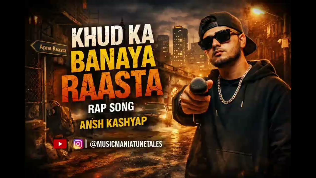 🎤KHUD KA BANAYA RAASTA 🔥| Motivational Desi Rap |Ansh Kashyap |MusicManiaTuneTales| #RapSong #NewRap