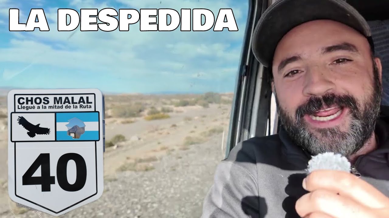 LLegamos a la mitad de la ruta 40 y ACA  nos DESPEDIMOS