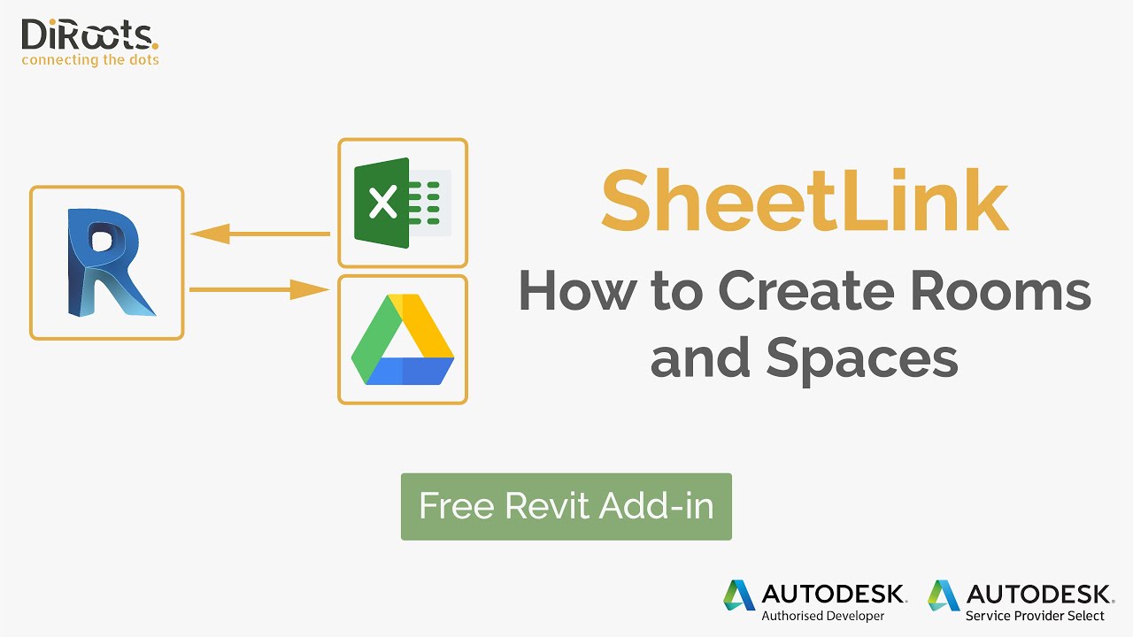 Revit | SheetLink - Create Rooms and Spaces