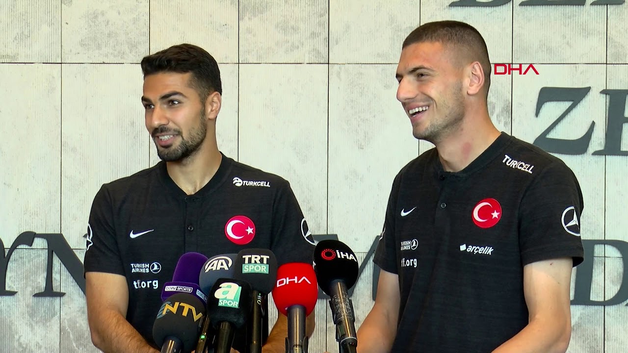 A Milli Takım futbolcuları Mehmet Zeki Çelik ve Merih Demiral'ın açıklamaları