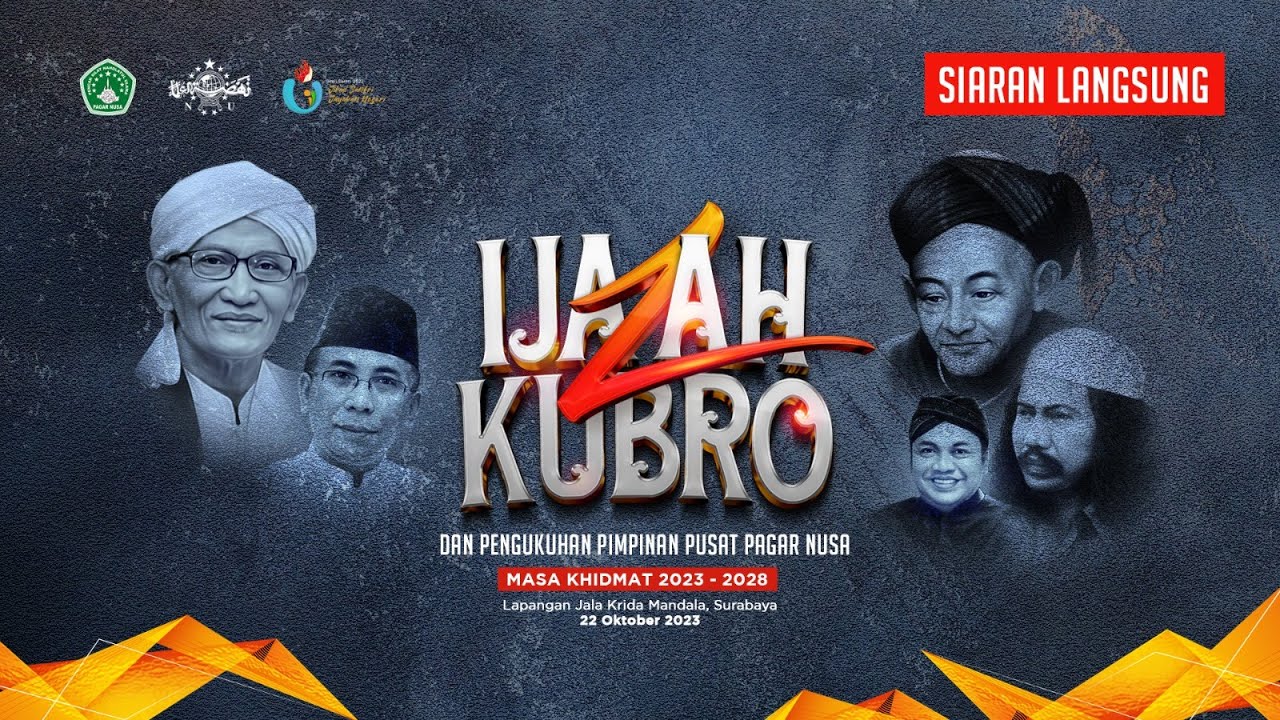 LIVE IJAZAH KUBRO & PENGUKUHAN PAGAR NUSA MASA KHIDMAT 2023-2028