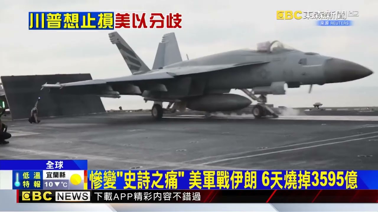史詩之痛！美軍燒百億雷達 川普想止戰卻騎虎難下@newsebc