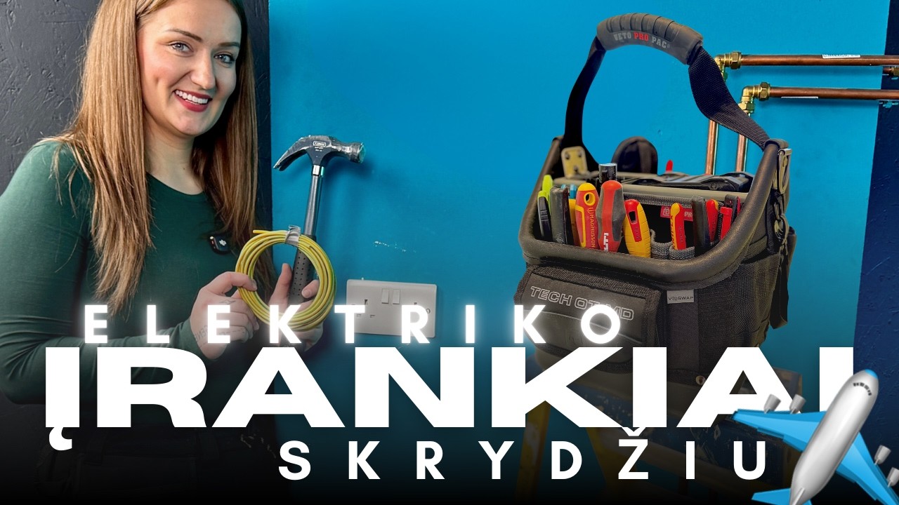 Kaip susipakuoti įrankius skrydžiui į JK 🇬🇧 ✈️ Iššūkis: 1 krepšys