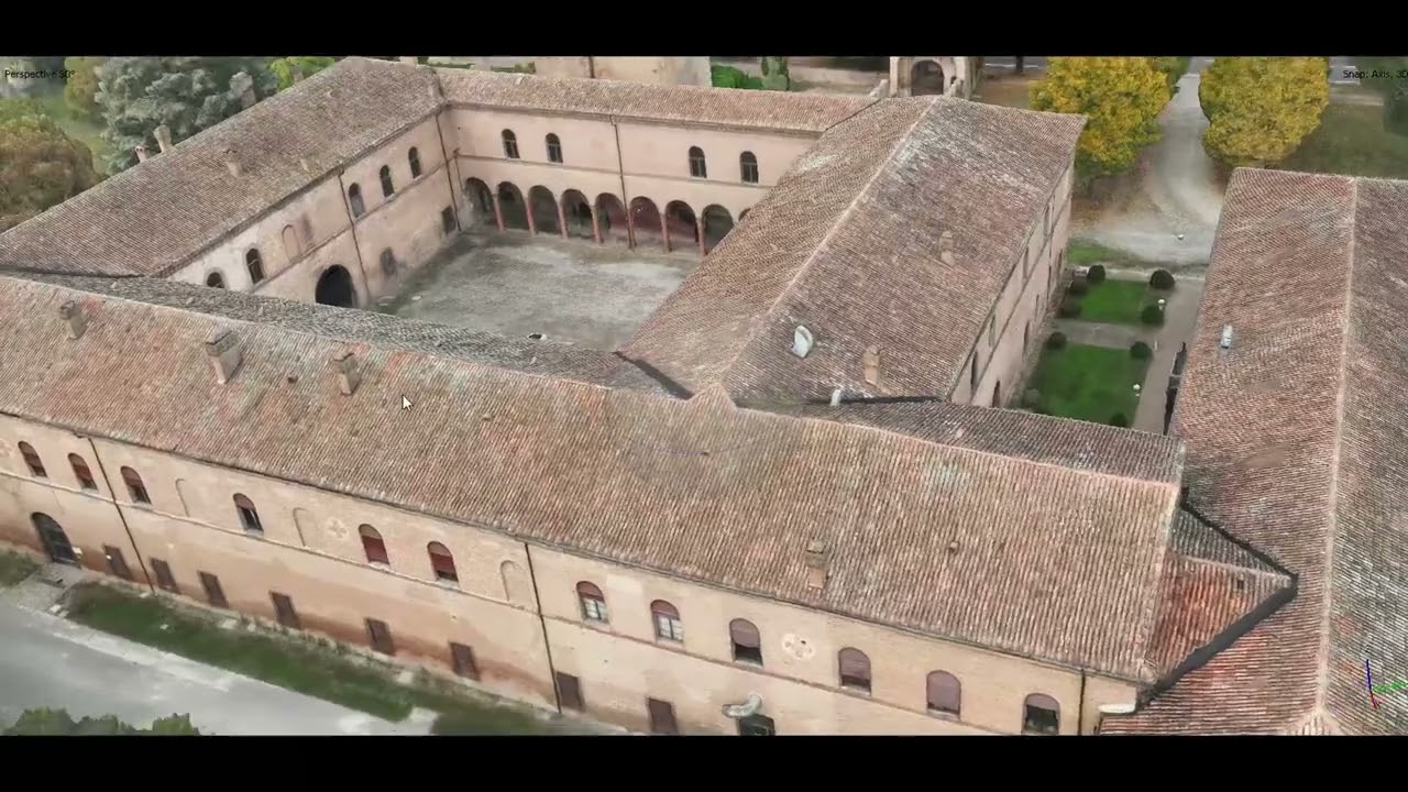 Modello 3d Castello di Bentivoglio