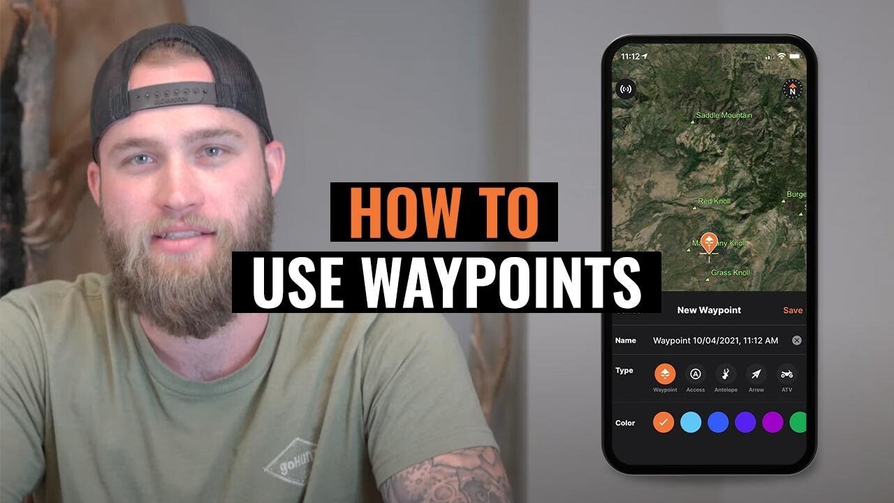 goHUNT MAPS - How to use Waypoints