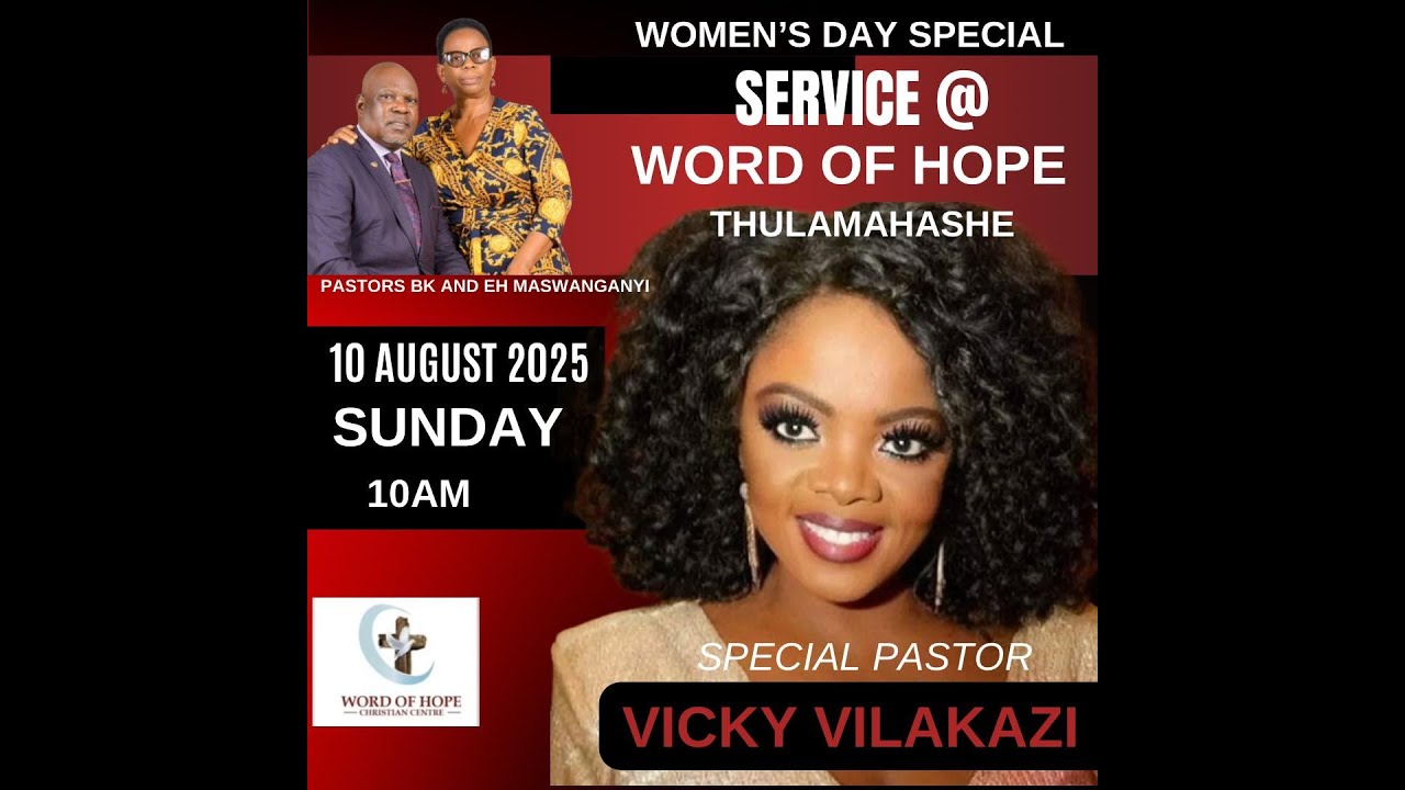 WOMAN'S DAY SPECIAL SERVICE @ WORD OF HOPE THULAMAHASHE