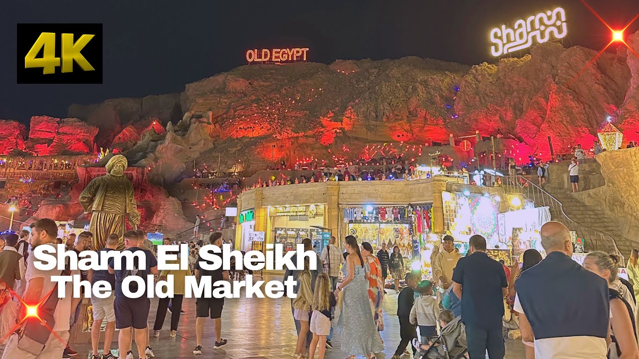 Sharm El Sheikh , Egypt 🇪🇬 Evening Street Walk ,The Old Market-Old Egypt I March 2025 -60fps[4K]