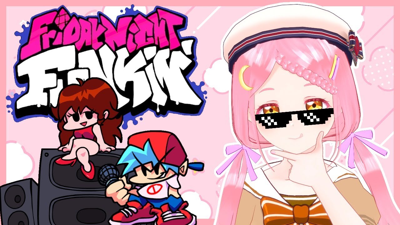 【Friday Night Funkin'】Милая и адская ритм-игра!【ru/en vtuber】