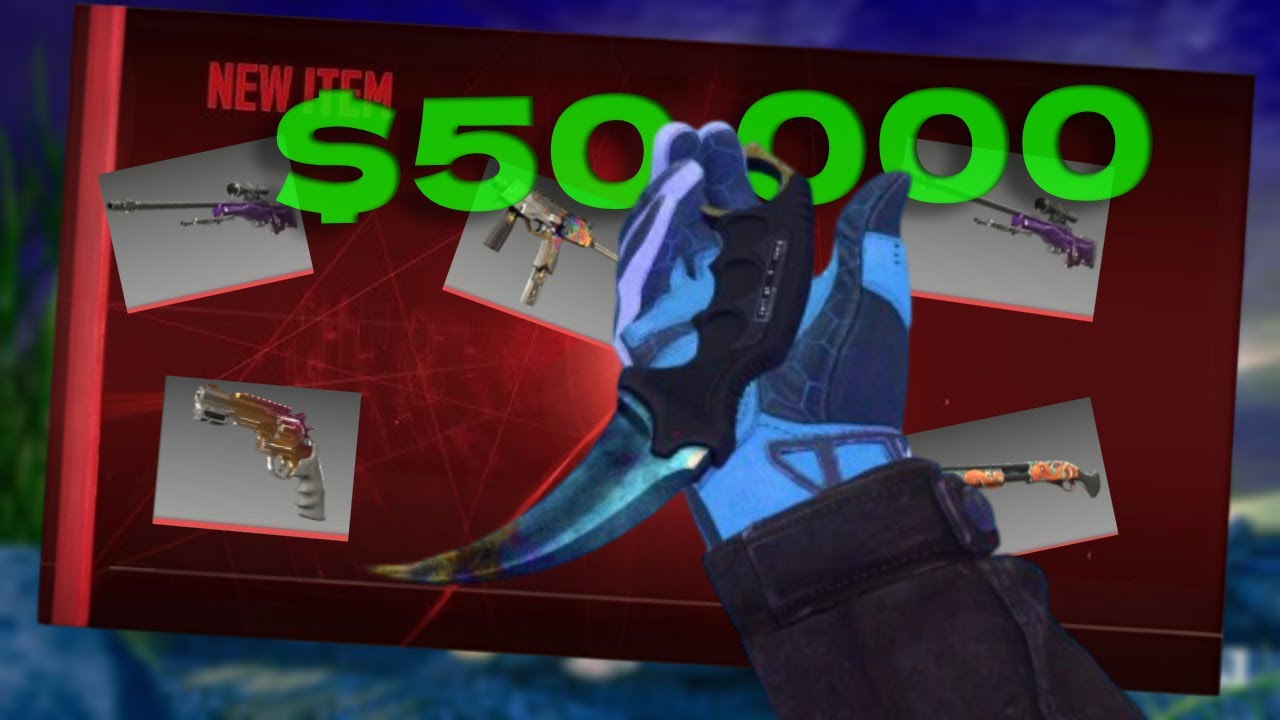 $50,000 CS2 Trade Up... and I got a Blue Gem Karambit!!!