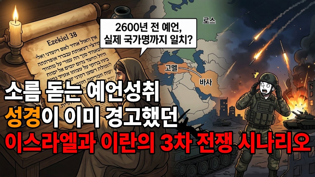 소름 돋는 예언성취… 성경이 이미 경고했던 이스라엘과 이란의 3차 전쟁 시나리오