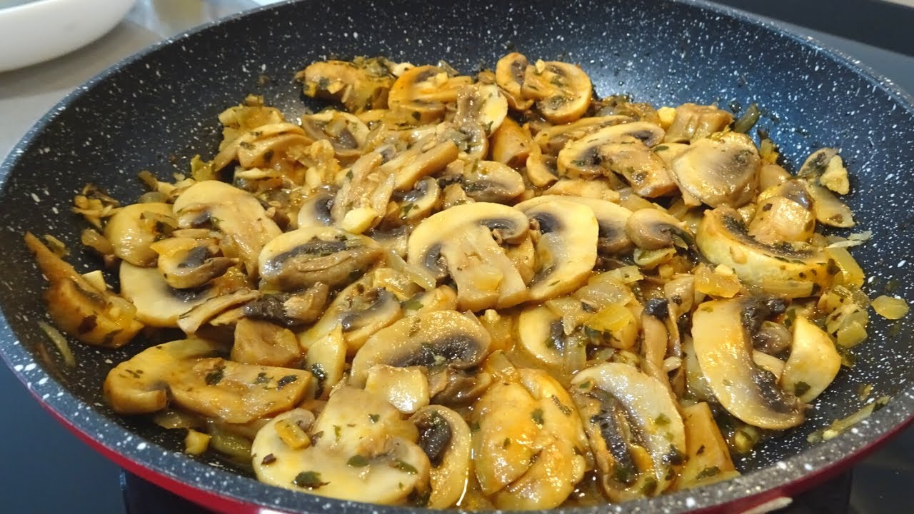 Receta con  Champiñones fácil y deliciosa