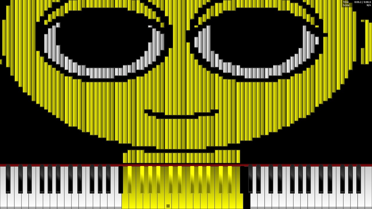 Sprunki Characters as MIDI Art 🎹 | Piano Animation Performance#piano #pianomusic #midi