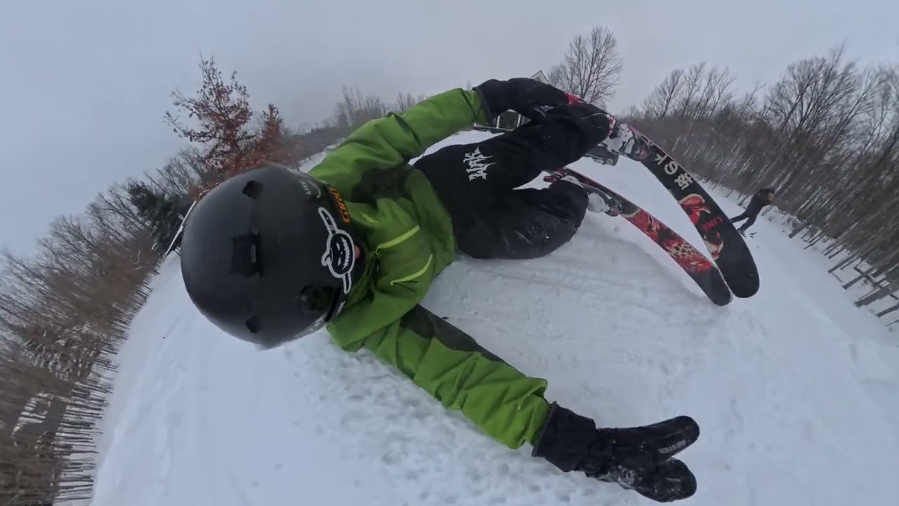 POV ~ Up North Backyard Skiing