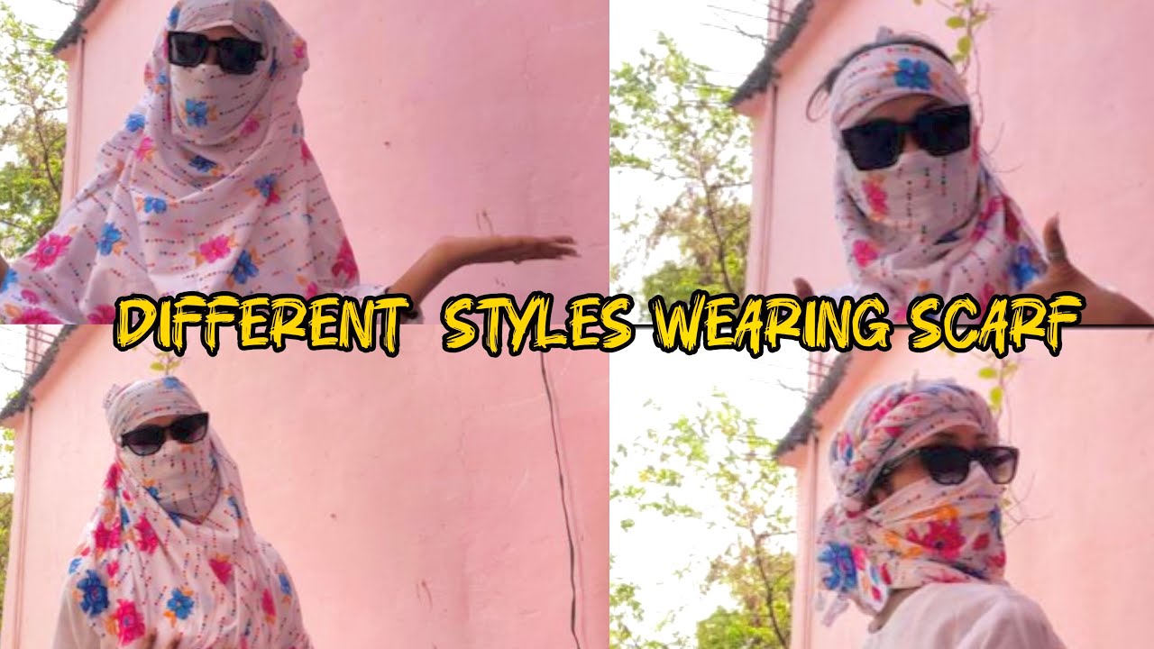 HOW TO WEAR  SCARF IN DIFFERENT STYLE FOR SUMMER 🧣☀️🌞⛱️🕶️🍦🥵|| SHRUTI RAJAK ||