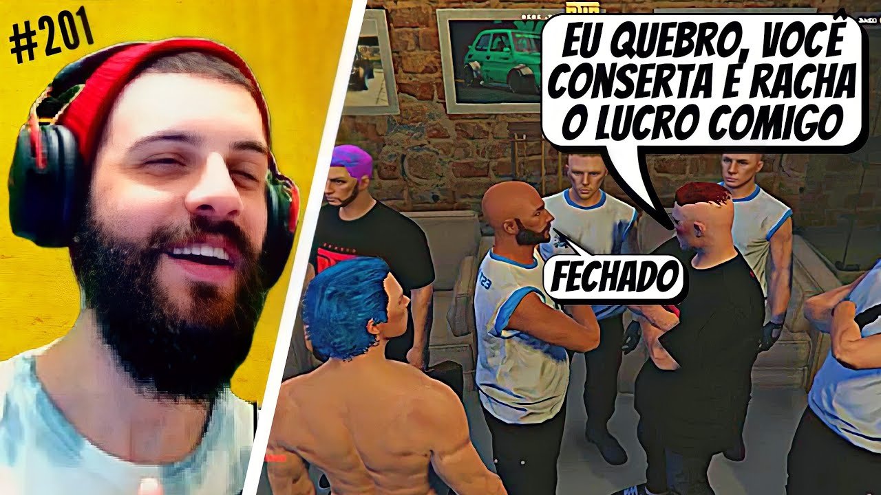 DEFANTE VIROU SÓCIO DOS MECÂNICOS 😂 | GTA RP #201