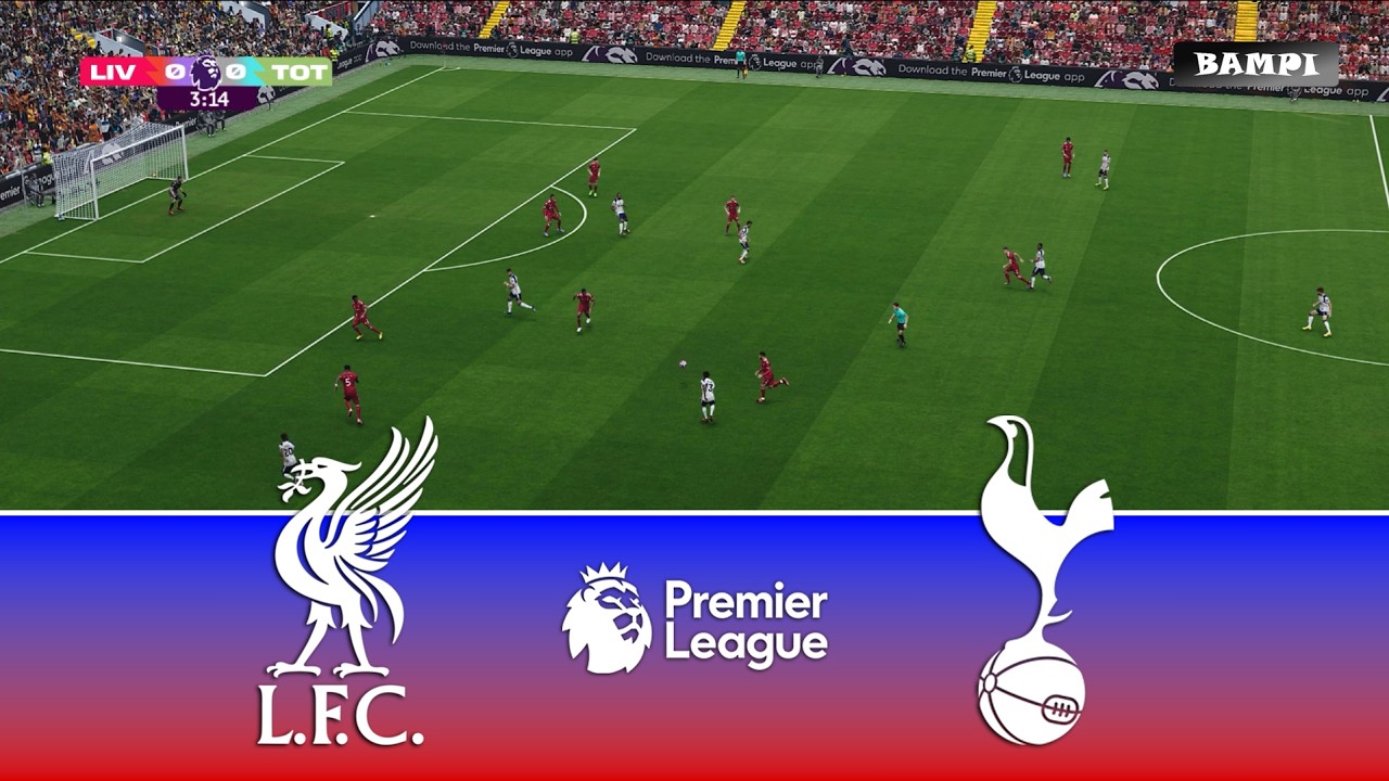 Liverpool vs Tottenham Hotspur - Premier League 2026 / Full Match All Goals / PES 21 Gameplay