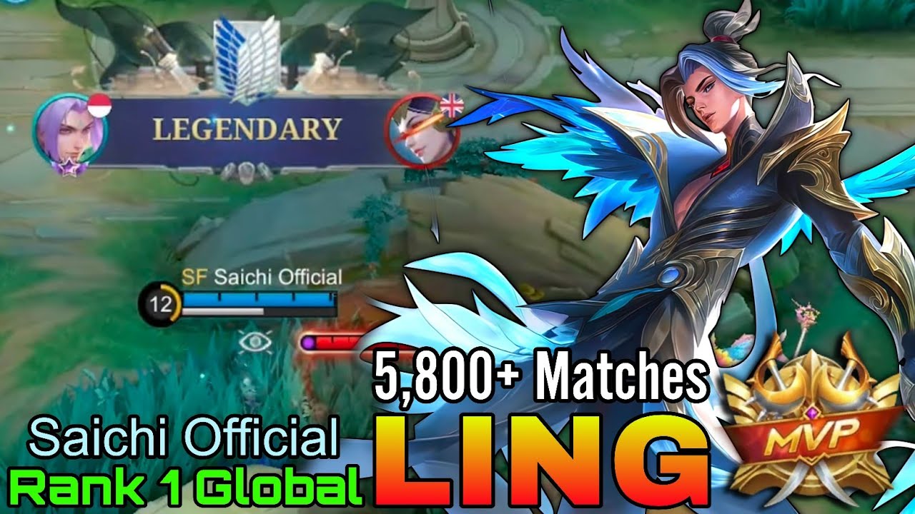 Legendary Libg 5,800+ Matches - Top 1 Global Ling by Saichi Official - Mobile Legends