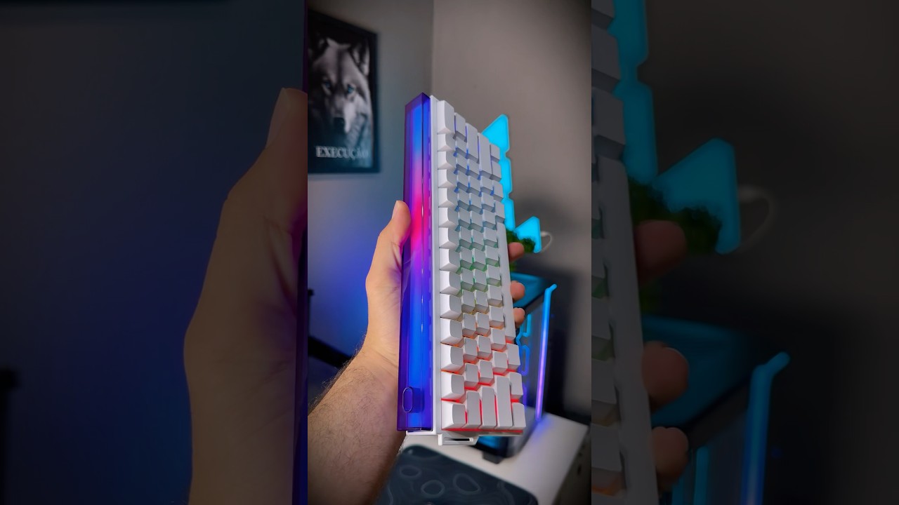 Me arrependi muito por ter comprado isso! Teclado Magn&eacute;tico Shine60 da Veekos (by akko)