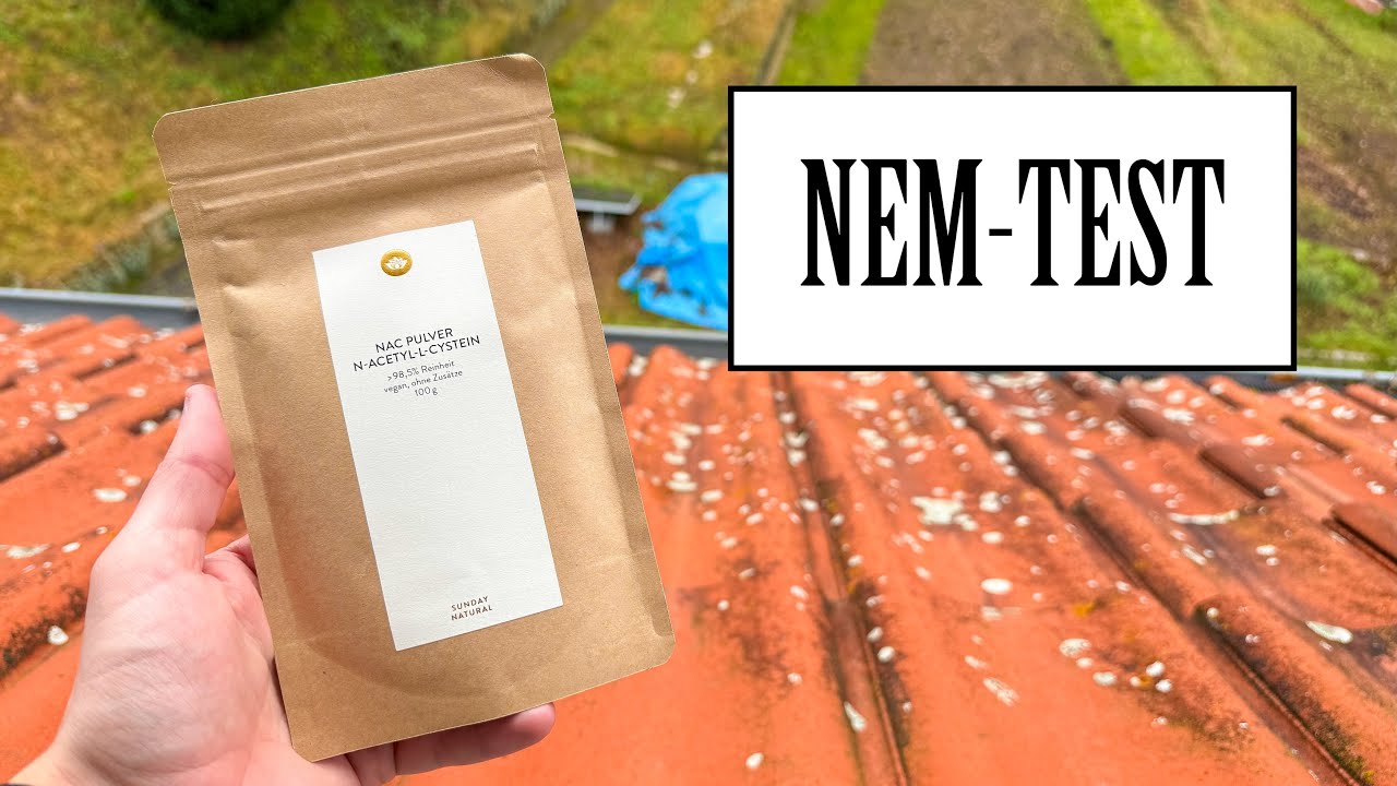 Sunday Natural - NAC Pulver (N-Acetyl-L-Cystein) | NEM-TEST