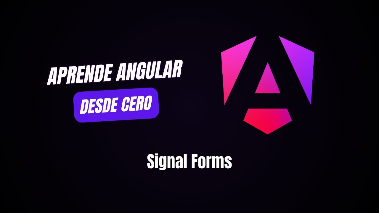 Este es el futuro de los formularios en Angular... | Curso de Angular desde CERO