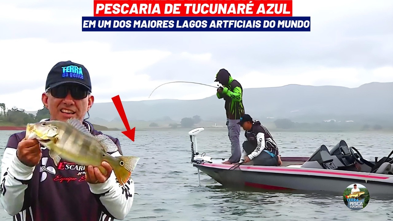AVENTURA NAS ÁGUAS DO GIGANTE LAGO DE FURNAS ATRÁS DO TUCUNARÉ-AZUL QUE HABITAM OS CANTOS DA REPRESA
