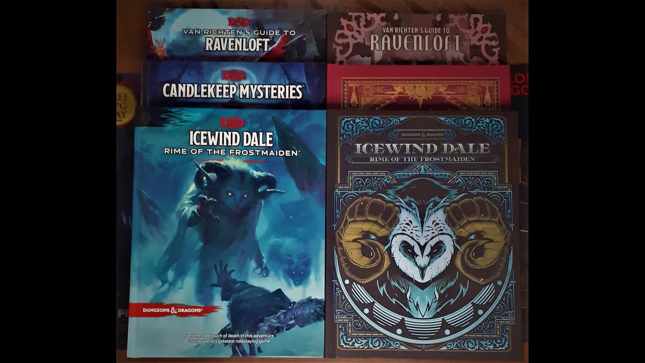 Comparing D&D 5E Covers Standard Retail vs Game Store Exclusives