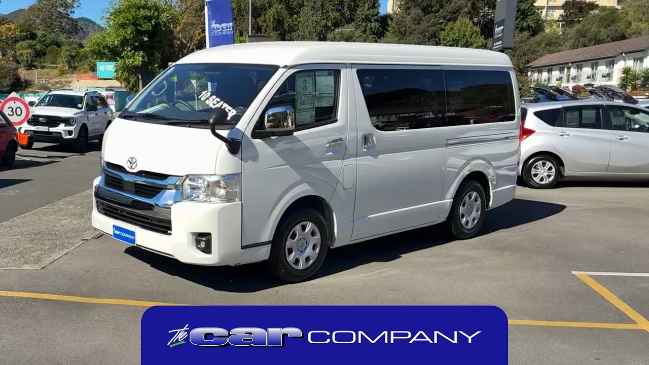 Rare in NZ – 2025 Toyota Hiace GL 10 SEATER, ONLY 25KMS! The Car Company Nelson
