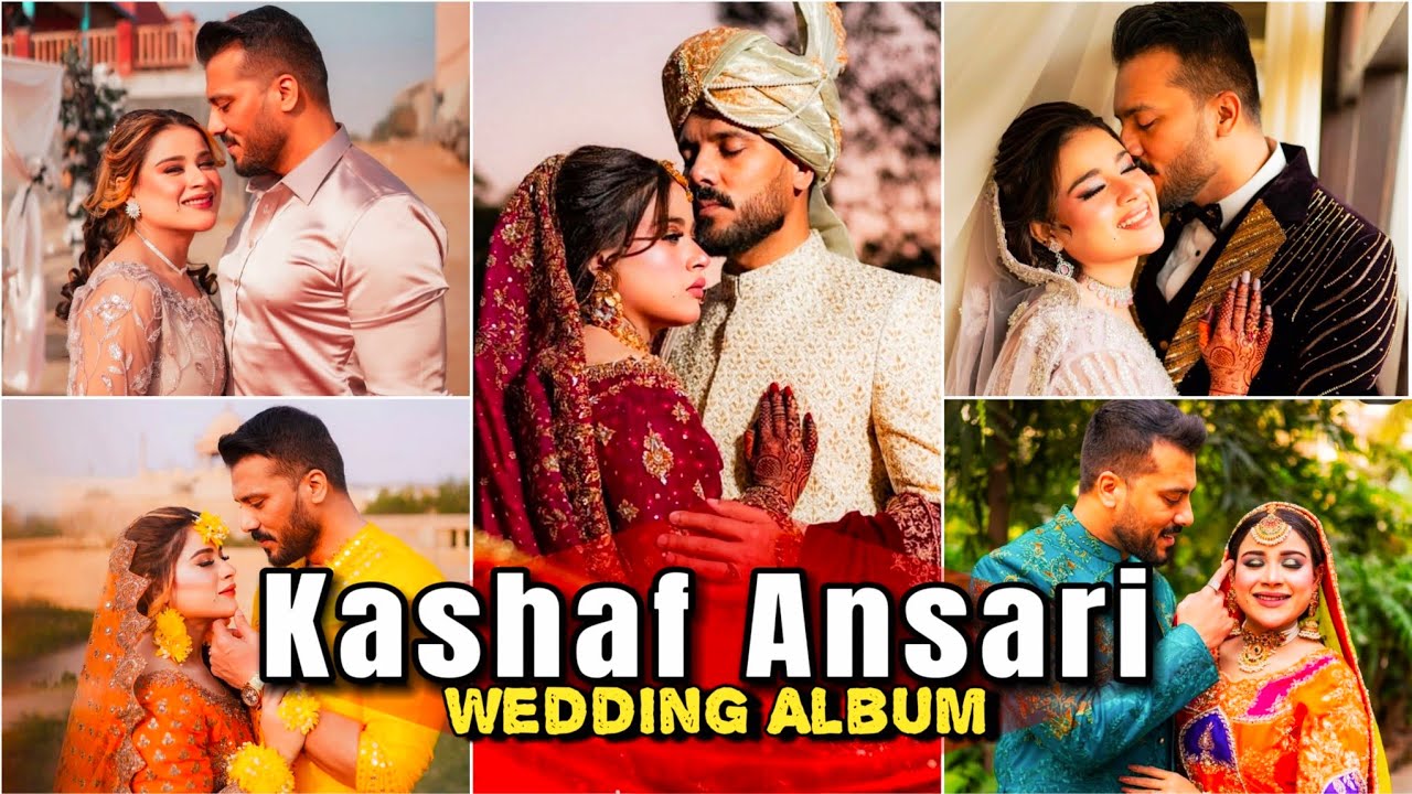Kashaf Ansari ki Shaadi ki pictures | Ansari & Lareib Shahid Wedding Album 2025 |