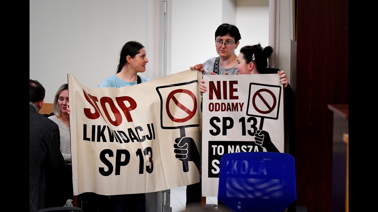 Jak pomylił się przewodniczący Mirosław Lenk na początku sesji o likwidacji SP13 w Raciborzu?