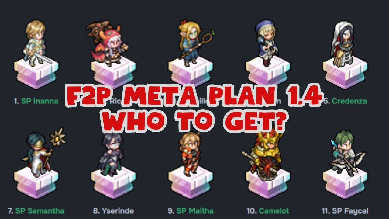 МЕТА-ПЛАН F2P — ПАТЧ СОЮЗА 1.4 — КОГО ВЫБРАТЬ? [Меч Конвалларии]