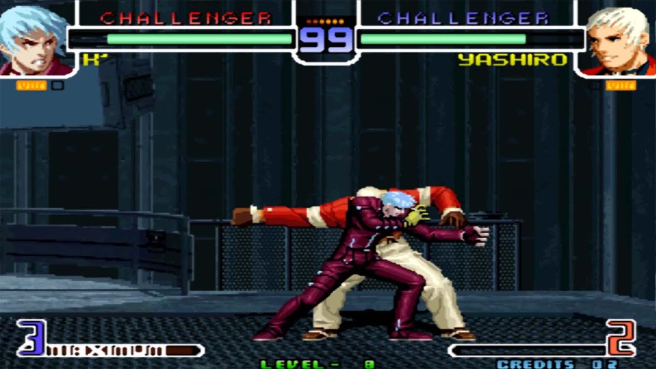 [TAS] K' VS Yashiro (KoF 2002 Mp2)