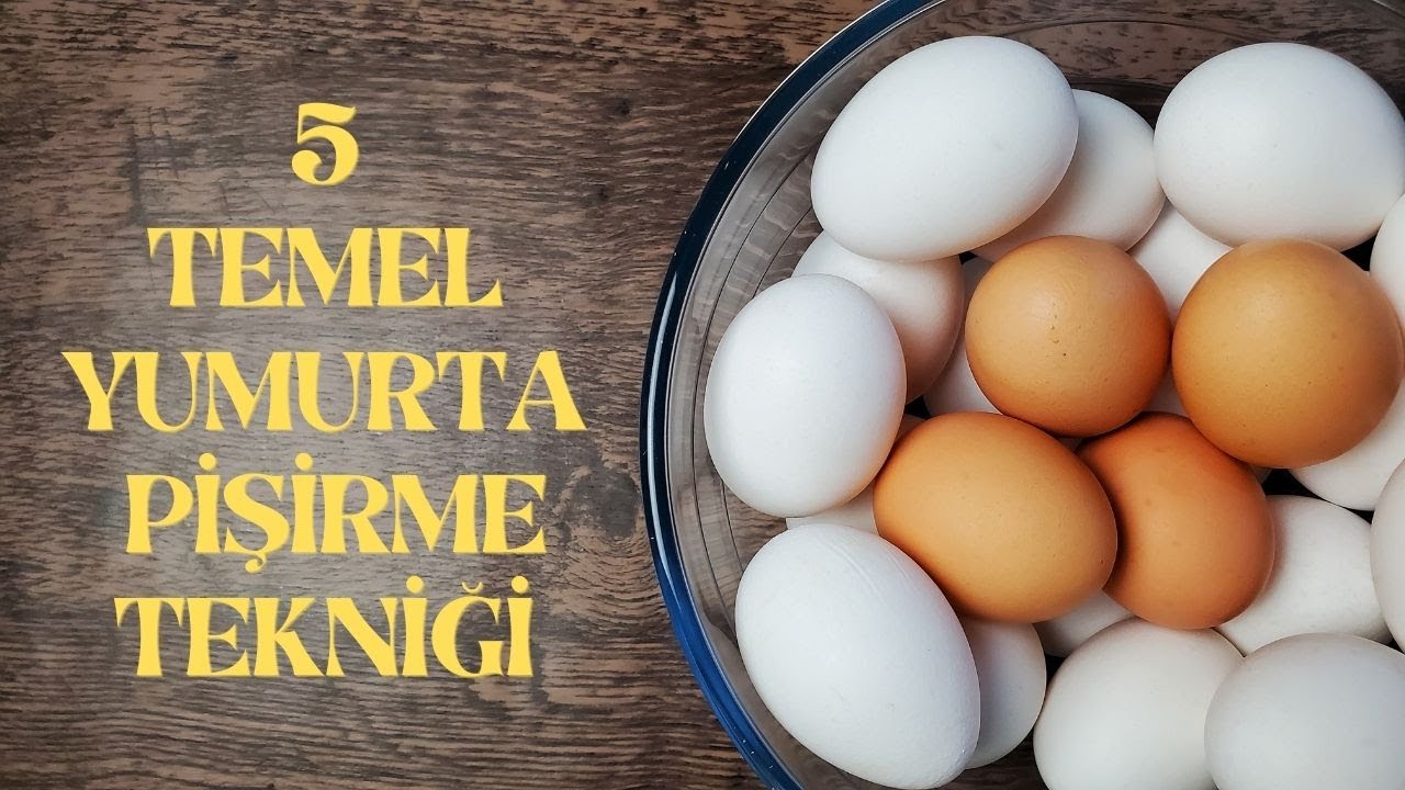 5 Temel Yumurta Pişirme Tekniği 🥚| Haşlanmış - Omlet - Çırpılmış - Poşe - Göz Yumurta! #47