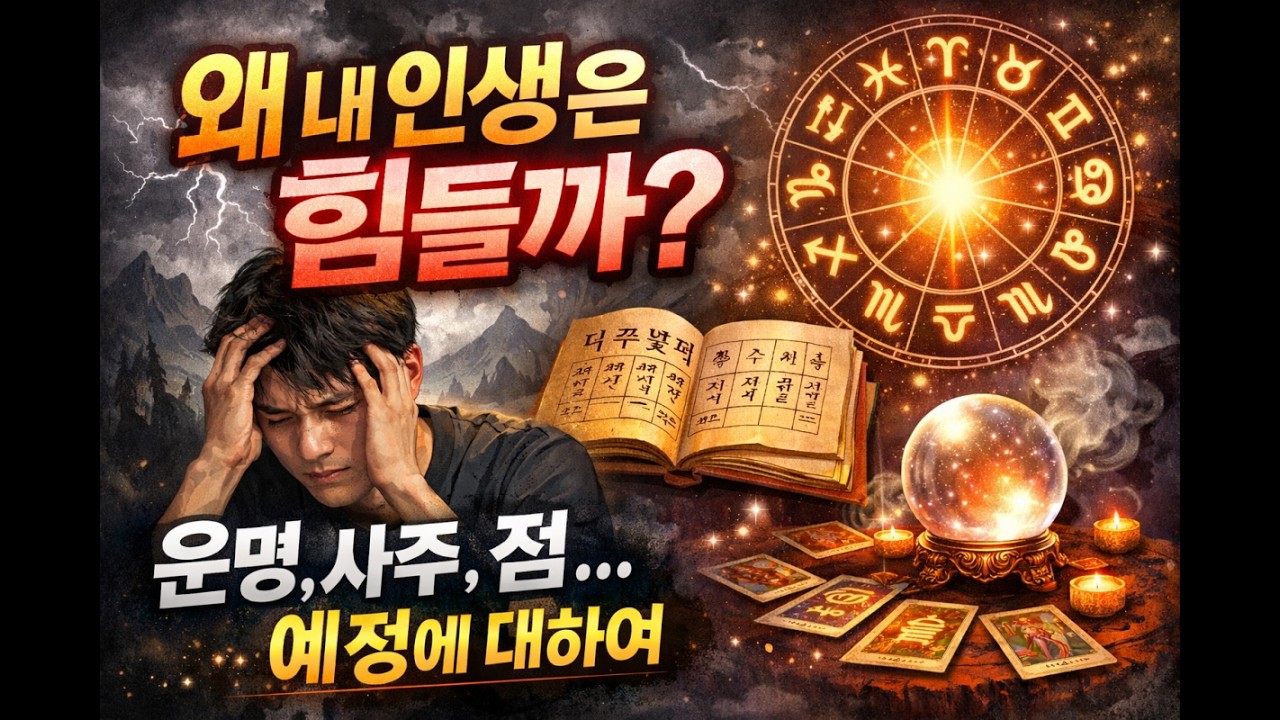 왜 내 인생은 힘들까? 운명, 사주, 점... 예정에 대하여