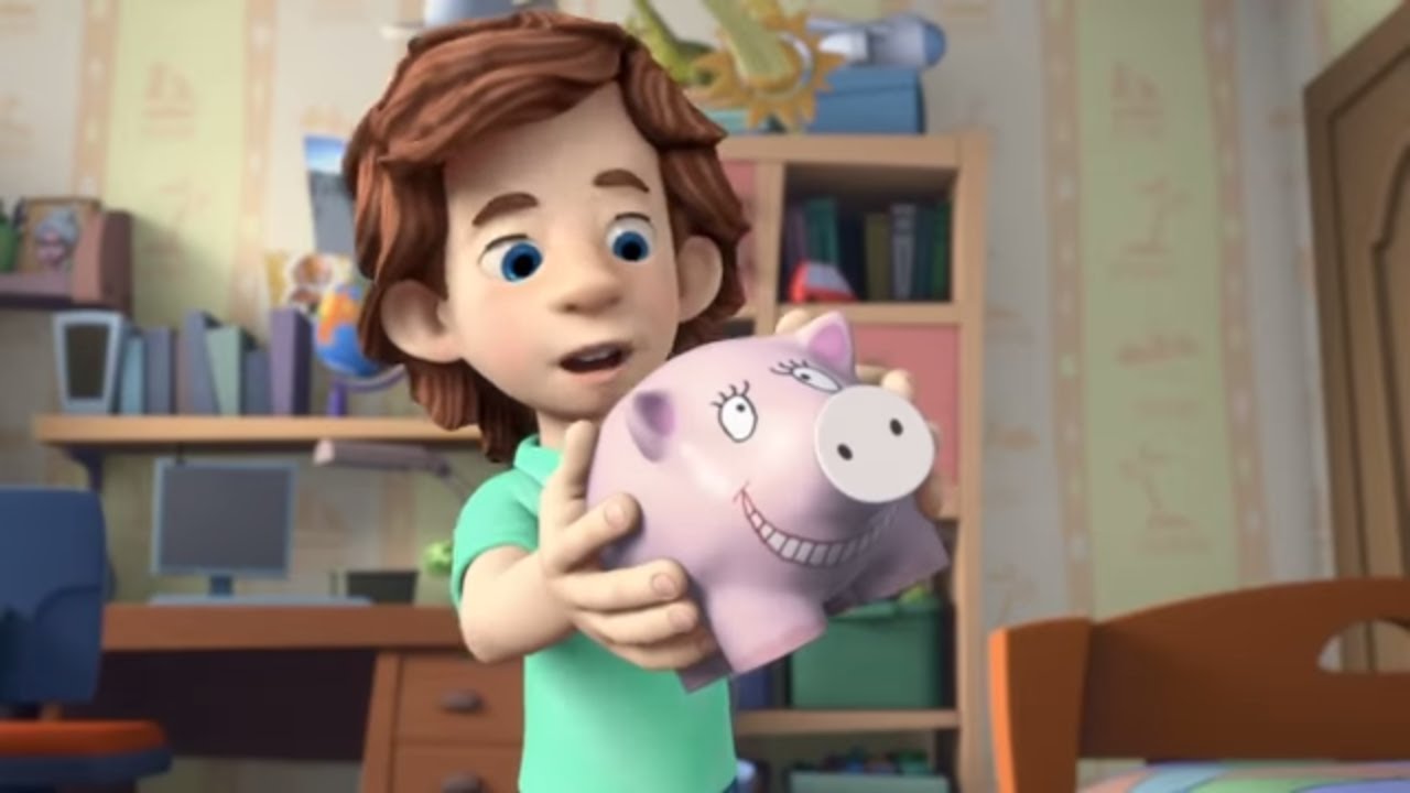 Saving with a Piggy Bank | The Fixies | Cartoons for Children
