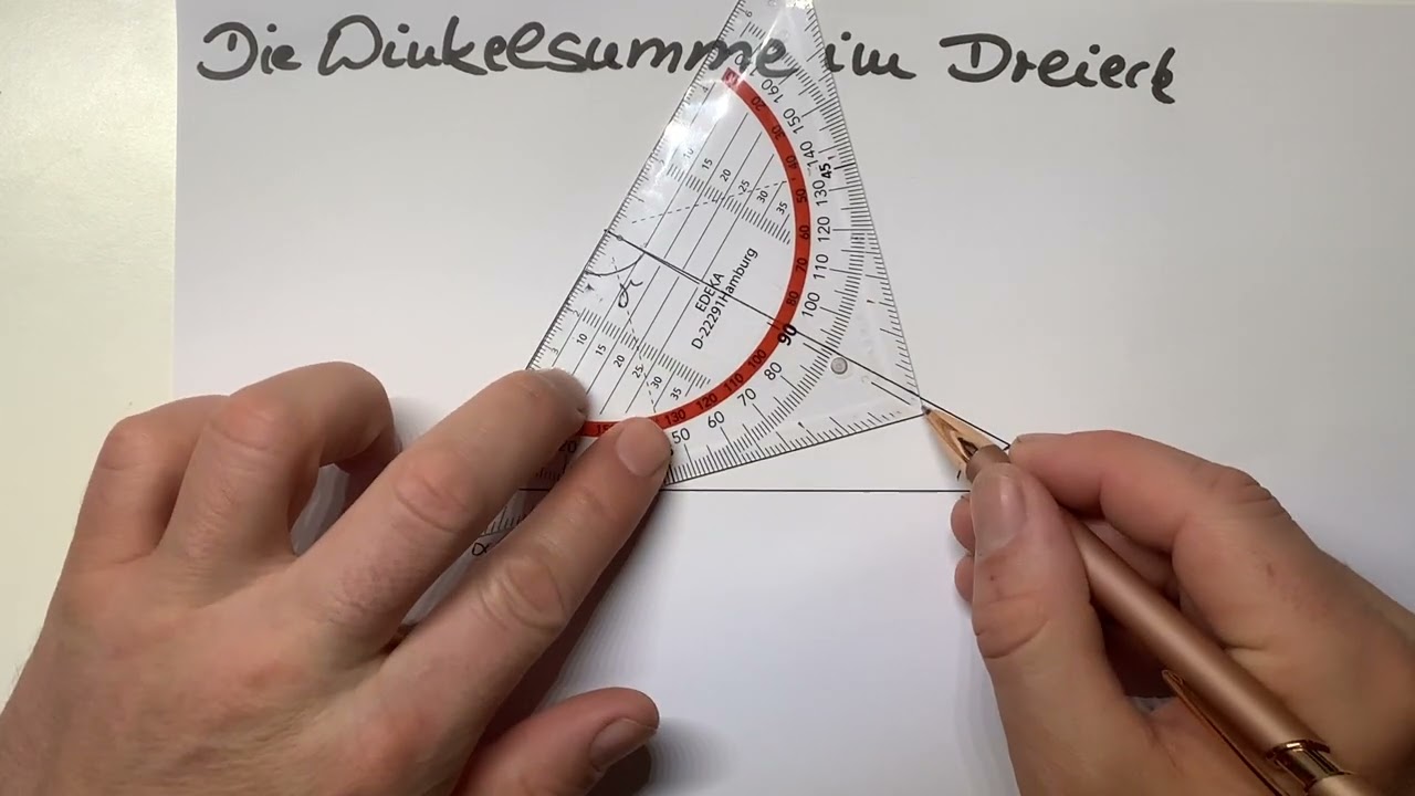 Die Winkelsumme im Dreieck