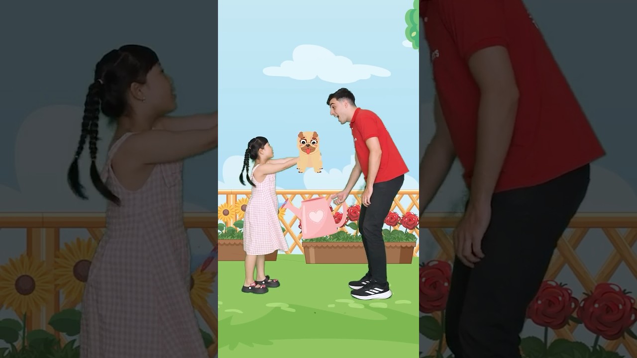 B&eacute; học tiếng Anh qua b&agrave;i h&aacute;t ng&ocirc;i nh&agrave; cho c&uacute;n cưng Dog's home song | Kids Songs #shorts #funnyvideos